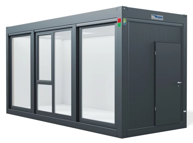 PLUS-Line-Modul mit großflächiger Verglasung